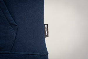 Aredee hoodie organic label