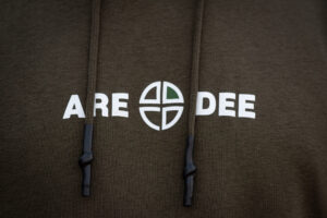 aredee casuals logo hoodie