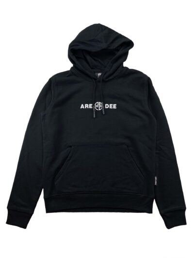 black organic hoodie aredee